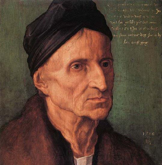 Albrecht Durer Portrait of Michael Wolgemut Germany oil painting art